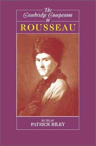 Cambridge Companion to Rousseau   2001 9780521576154 Front Cover