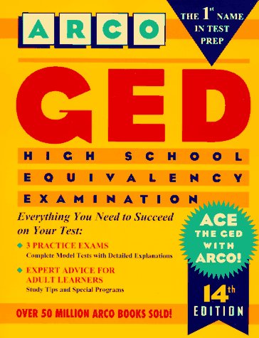 Arco GED High School Equivalency Examination 14th 9780028603155 Front Cover