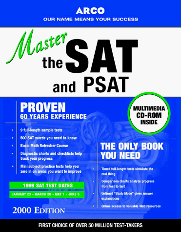 SAT and PSAT 2000 Edition N/A 9780028632155 Front Cover