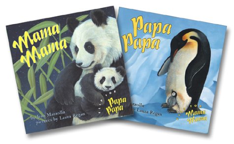 Mama Mama Papa Papa Flip Board Book   2003 9780060519155 Front Cover