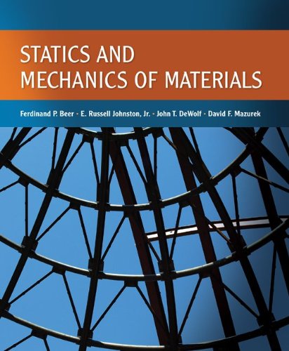 Statics and Mechanics of Materials   2011 9780073380155 Front Cover