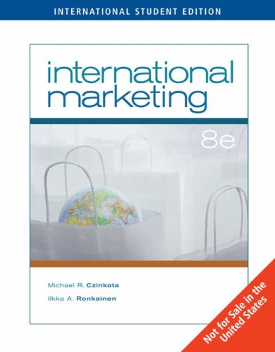 Ise International Marketing  8th 2007 (Revised) 9780324361155 Front Cover