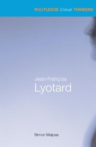 Jean-Franï¿½ois Lyotard   2003 9780415256155 Front Cover
