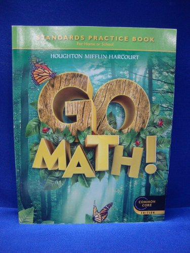 Go Math! Student Practice Book Grade 1 N/A 9780547588155 Front Cover