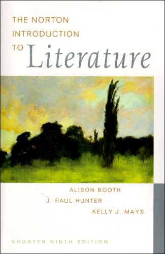 Norton Introduction to Literature  9th 2005 9780393926156 Front Cover