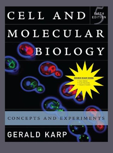 Cell and Molecular Biology: Concepts and Experiments 5th 2006 9780471938156 Front Cover