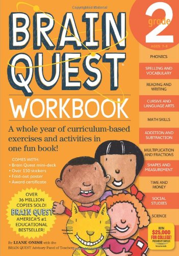 Brain Quest Workbook: 2nd Grade  N/A 9780761149156 Front Cover