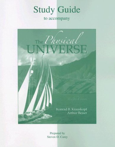 Physical Universe Study Guide  12th 2008 9780073050157 Front Cover