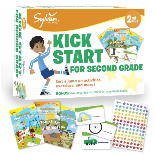 Sylvan Kick Start for Second Grade Get a Jump on Activities, Exercises, and More! N/A 9780307946157 Front Cover