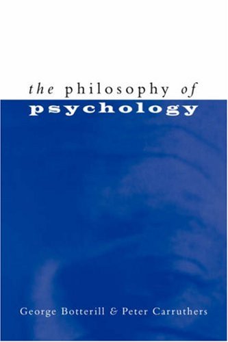 Philosophy of Psychology   1999 9780521559157 Front Cover