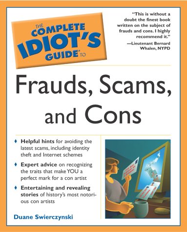 Frauds, Scams and Cons   2003 9780028644158 Front Cover