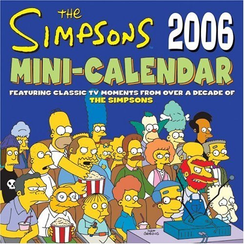 Simpsons 2006 Mini-Calendar  N/A 9780060787158 Front Cover