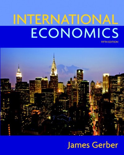 International Economics  5th 2011 9780135100158 Front Cover
