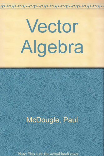 Vector Algebra   1971 9780534000158 Front Cover