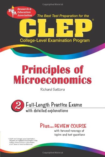 CLEPï¿½ Principles of Microeconomics  N/A 9780738602158 Front Cover