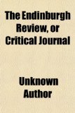 Endinburgh Review, or Critical Journal  N/A 9781150904158 Front Cover