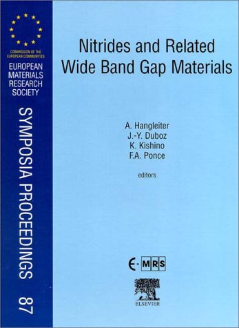 Nitrides and Related Wide Band Gap Materials   1999 9780080436159 Front Cover