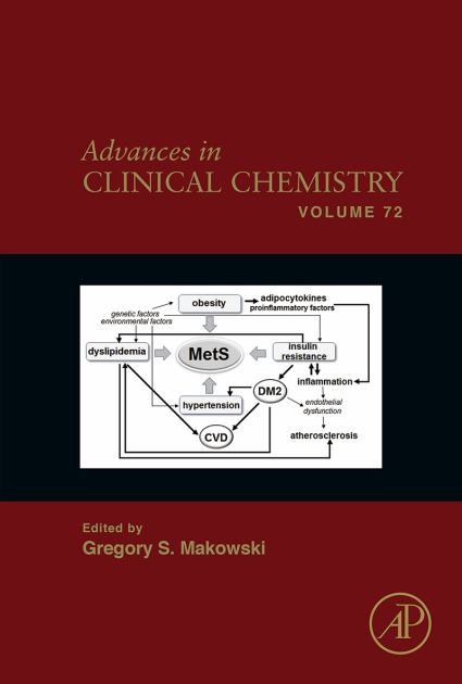 Advances in Clinical Chemistry   2015 9780128033159 Front Cover