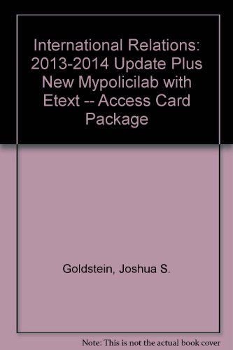 International Relations 2013-2014 Update Plus NEW MyPoliciLab with EText -- Access Card Package 10th 2014 9780205972159 Front Cover