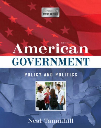 American Government Policy and Politics 9th 2008 9780321489159 Front Cover