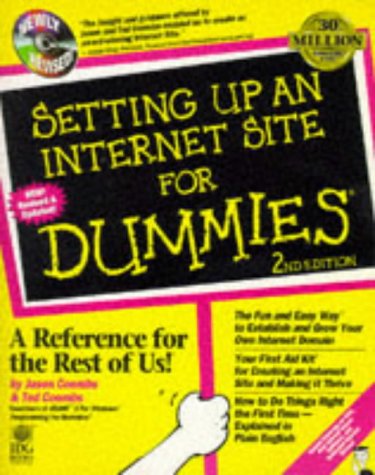 Setting up Internet Site for Dummies  2nd 1997 9780764501159 Front Cover