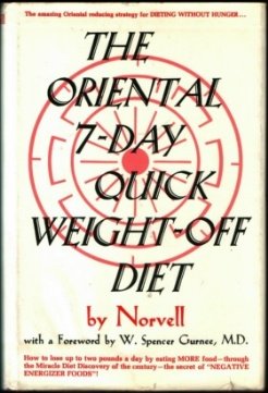 Oriental Seven-Day Quick Weight-Off Diet N/A 9780136421160 Front Cover