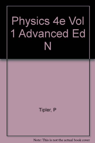 Advance Edition of Physics N/A 9781572596160 Front Cover