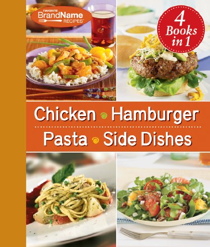 4 Books In 1 Chicken, Hamburger, Pasta, Side Dishes  2010 9781605537160 Front Cover