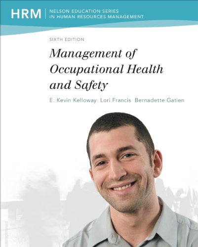 MANAGEMENT OF OCCUPATIONAL HEALTH+...   N/A 9780176532161 Front Cover