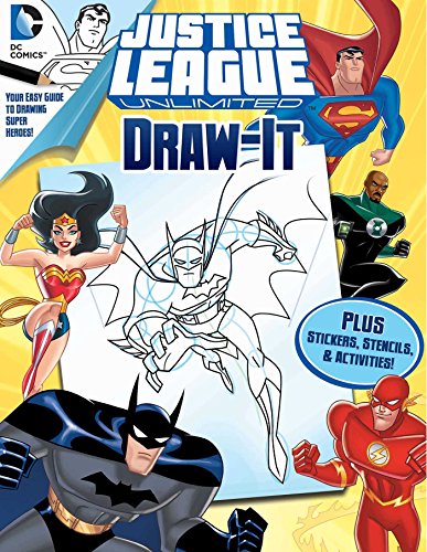 DC Justice League Draw It!  N/A 9780794433161 Front Cover