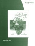 Introduction to Psychology  8th 2008 9780495104162 Front Cover