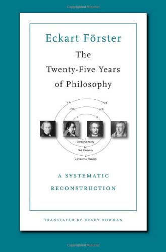 Die 25 Jahre der Philosophie - Eine Systematische Rekonstruktion   2012 9780674055162 Front Cover