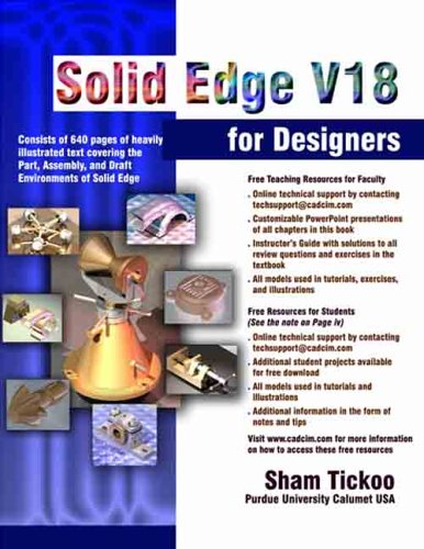 SOLID EDGE V18 FOR DESIGNERS N/A 9781932709162 Front Cover