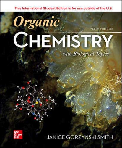 Organic Chemistry with Biological Topics  N/A 9781260575163 Front Cover