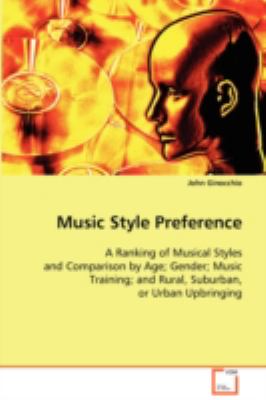 Music Style Preference  N/A 9783639111163 Front Cover