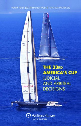 33rd America's Cup Judicial and Arbitral Decisions   2012 9789041138163 Front Cover