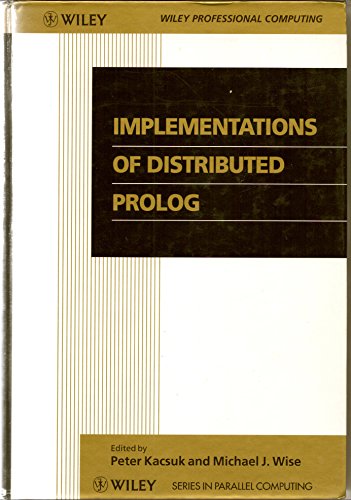 Implementations of Distributed Prolog   1992 9780471931164 Front Cover