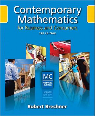 Contemporary Mathematics for Business and Consumers  5th 2009 9780324568165 Front Cover