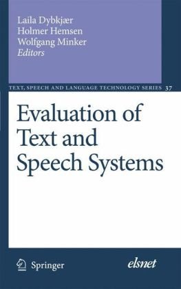 Evaluation of Text and Speech Systems   2007 9781402058165 Front Cover