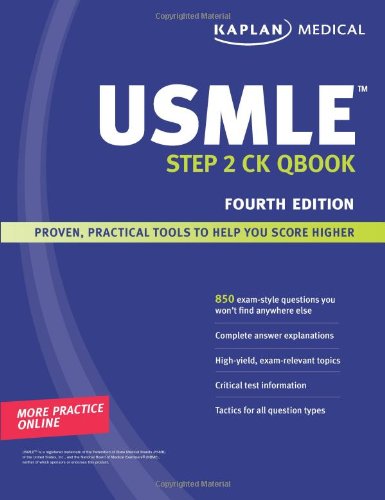 Medical USMLE Step 2 CK Qbook  4th 2008 (Revised) 9781419553165 Front Cover