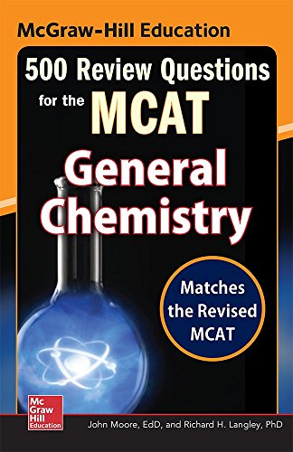 McGraw-Hill Education 500 Review Questions for the MCAT: General Chemistry  2nd 2015 9780071836166 Front Cover
