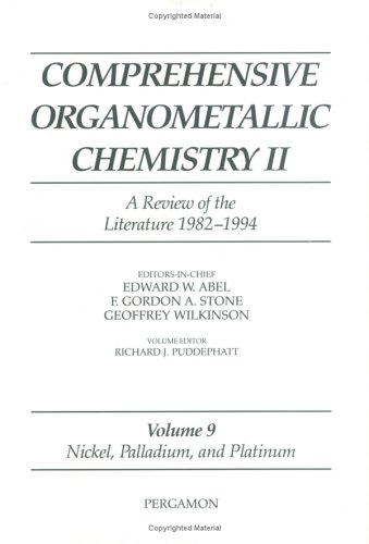 Comprehensive Organometallic Chemistry II, Volume 9 Nickel, Palladium and Platinum 2nd 1995 9780080423166 Front Cover