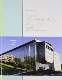 Introductory Mathematical Analysis for Business, Economics, and the Life and Social Sciences  13th 2012 9780321715166 Front Cover