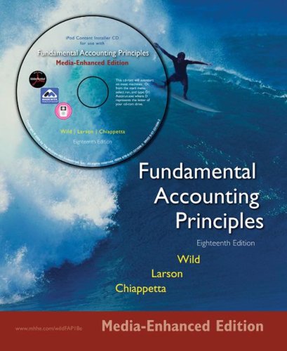Fundamental Accounting Principles  18th 2007 (Revised) 9780073343167 Front Cover