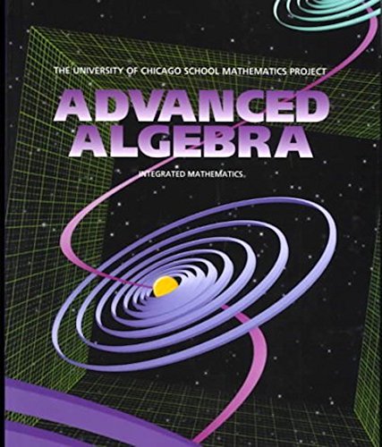 University of Chicago School Mathematics Project, Adv Alg   2002 (Student Manual, Study Guide, etc.) 9780130584168 Front Cover