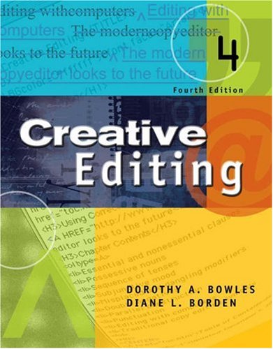 Creative Editing  4th 2004 (Revised) 9780534562168 Front Cover