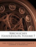 Kirchliches Handlexikon  N/A 9781145938168 Front Cover