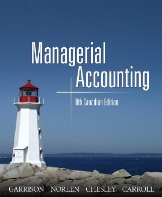 MANAGERIAL ACCT. >CANADIAN< 6th 2004 9780070915169 Front Cover