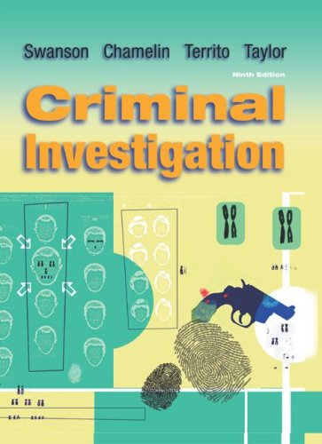 Criminal Investigation  9th 2006 (Revised) 9780072979169 Front Cover