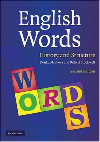 English Words History and Structure 2nd 2009 9780521709170 Front Cover